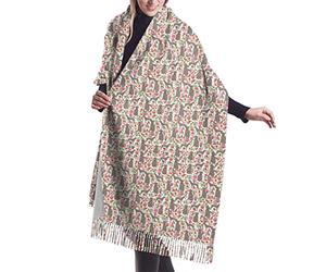ODHHGDF Weimaraner - Sciarpa lunga da donna, per l'inverno e l'autunno, pashmina, Come nella foto, Taglia unica