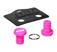 Tappi Terminali BMX Rosa ODI - Coppia con Sistema Spina Push