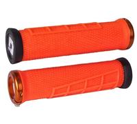 ODI D33EFO-O - Manopole per Mountain Bike, Elite Flow Lock On 2.1, 130 mm, Colore: Arancione, 130 mm, D33EFO-O
