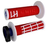 ODI EMIG 2.0 Lock On Manopole Rosse/Bianche Per KTM SX 105 2004-2017