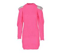 Odi Et Amo Abito Rosa con Strass 44