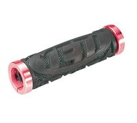 Manopole MTB ODI Yeti Hardcore Lock-On Nere 130mm con Morsetti Neri e Tappi Terminali
