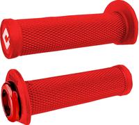 ODI J33RFR-R GRIPS RUFFIAN ATV V2.1 BRIGHT RED/RED MANOPOLE 2.1 LOCK-ON