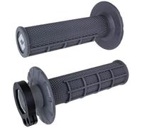 ODI Kit Manopole MX Half Waffle Lock-On Graphite Per KTM SX 105 2004-2017