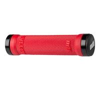 ODI Lock-On MTB Bonus Pack, Ruffian - rosso/nero, 130mm