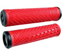 ODI Lock-On MTB Cf - Rosso/Bianco Bici MTB Ciclista