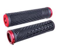 ODI Lock-On MTB Grips Cf - Perla Rosso Nero/Rosso