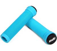 Odi Longneck Pro - Manopole per manubrio BMX/scooter, colore turchese/blu