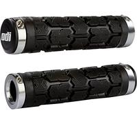 ODI Manopole Manubrio Bici Bonus Pack, Multicolore (Schwarz-Silber), 130 mm