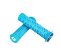 Impugnature ODI Vans V2.1 Lock-On Azzurro con Morsetti Blu 135 mm - Comfort e Stile per BMX e MTB
