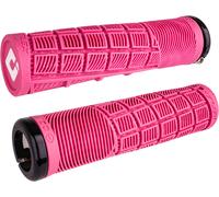 Odi MTB DH E-Bike Manopole Lenkergriffe Reflex V2.1 Lock-On 135mm Rosa 2 Pezzi