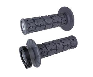ODI MX V2 Lock-On Rogue semi-guffled coatings - grafite, nero