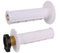 Manopole ODI Half Waffle Lock-on Bianco Bianco