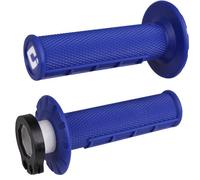 ODI Set Manopole MX Half Waffle Lock-On Blu Per KTM SX 105 2004-2017