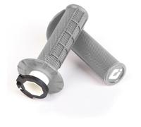 ODI Set Manopole MX Half Waffle Lock-On Grigio Soft Per KTM SX 105 2004-2017