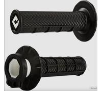 ODI Set Manopole MX Half Waffle Lock-On Nero Per KTM SX 105 2004-2017