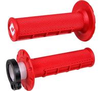 ODI Set Manopole MX Half Waffle Lock-On Rosse Per KTM SX 105 2004-2017