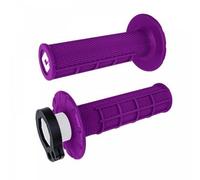 ODI Set Manopole MX Half Waffle Lock-On Viola Per KTM SX 105 2004-2017