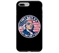 Odiano gli Stati Uniti perché non sono Franklin patriottico statunitense Custodia per iPhone 7 Plus/8 Plus