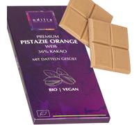 odilia Cioccolato premium pistacchio e arancia 10x70 g Cioccolato