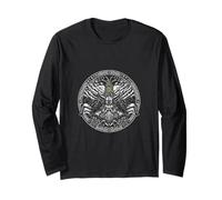 Odin Allfather Yggdrasil Corvi Rune Mitologia Norrena Arte Maglia a Manica