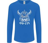 Odin Dio Vichingo Guerriero Valhalla Norreno Palestra Uomo Manica Lunga T-Shirt