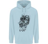 Odin Il Viking Su a Cavallo Valhalla Gods Bambini Felpa con Cappuccio