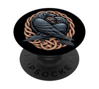 Odin Raven Celtic Viking Valhalla - nodo pagano PopSockets PopGrip Adesivo
