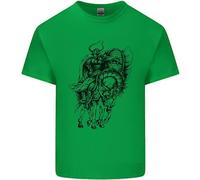 Odin The Viking On a Cavallo Valhalla Gods T-Shirt Ragazzi Ragazze