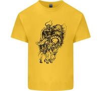 Odin The Viking On a Cavallo Valhalla Gods T-Shirt Ragazzi Ragazze