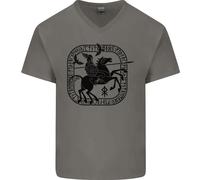 Odin Wotan Vikings Valhalla Mitologia Norrena Maglietta In Cotone A V