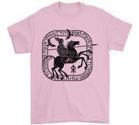 Odin Wotan Vikings Valhalla T-Shirt Uomo 100% Cotone Girocollo