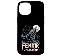 Odino celtico FENRIR Lupo Mitologia Norrena Nordic Viking Custodia per iPhone 15