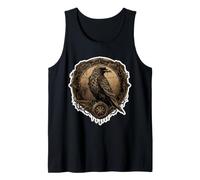 Odino Corvo Norreno Scandinavo Orgoglio Norsemen Viking Crow Canotta