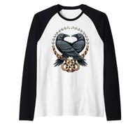 Odino Raven, Vichingo Celtico, Valhalla, pagano Maglia con Maniche Raglan