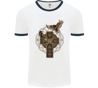 Odins Celtic Raven Viking Thor Ragnar Norreno Uomo Ringer