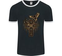Odins Celtic Raven Viking Thor Ragnar Norreno Uomo Ringer Fotl