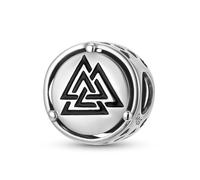 Odins - Ciondolo a forma di nodo in argento Sterling 925, per braccialetti e collane, ciondoli, perle, per ciondoli, bracciali e religiosi, idea regalo per donne