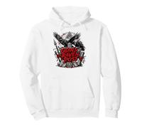 Odins Raven Post Viking Norrena Mitologia Corvi Felpa con Cappuccio