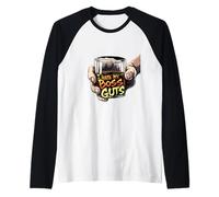 ODIO Boss, ODIO Il Mio Capo Guts - Grafica dell'atteggiamento del Whisky Maglia con Maniche Raglan