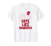 Odio bugie codardia (Grafica Divertente) Maglietta