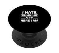 Odio correre eppure qui sono divertente dire PopSockets PopGrip Adesivo