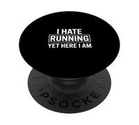 Odio correre eppure qui sono divertente dire PopSockets PopGrip Adesivo