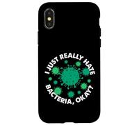 Odio davvero i batteri Okay Germafobia Custodia per iPhone X/XS