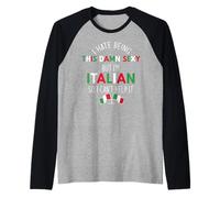 ODIO Essere così DANNATO Sexy MA Sono Italiano Non Posso AIUTARLO Meme Maglia con Maniche Raglan