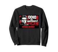 Odio Gli indifferenti - Gramsci - Frase - Antifascismo Felpa