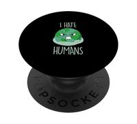 Odio gli umani PopSockets PopGrip Intercambiabile