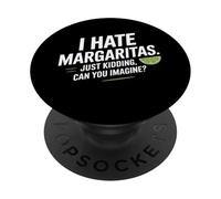 Odio i margarita Just Kidding Lime Slice Funny PopSockets PopGrip Adesivo