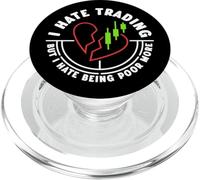 Odio il trading, ma odio essere più povero - Divertente PopSockets PopGrip per MagSafe