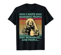 Odio la gente del mattino e la mattina e la gente Bär Kaffee Maglietta